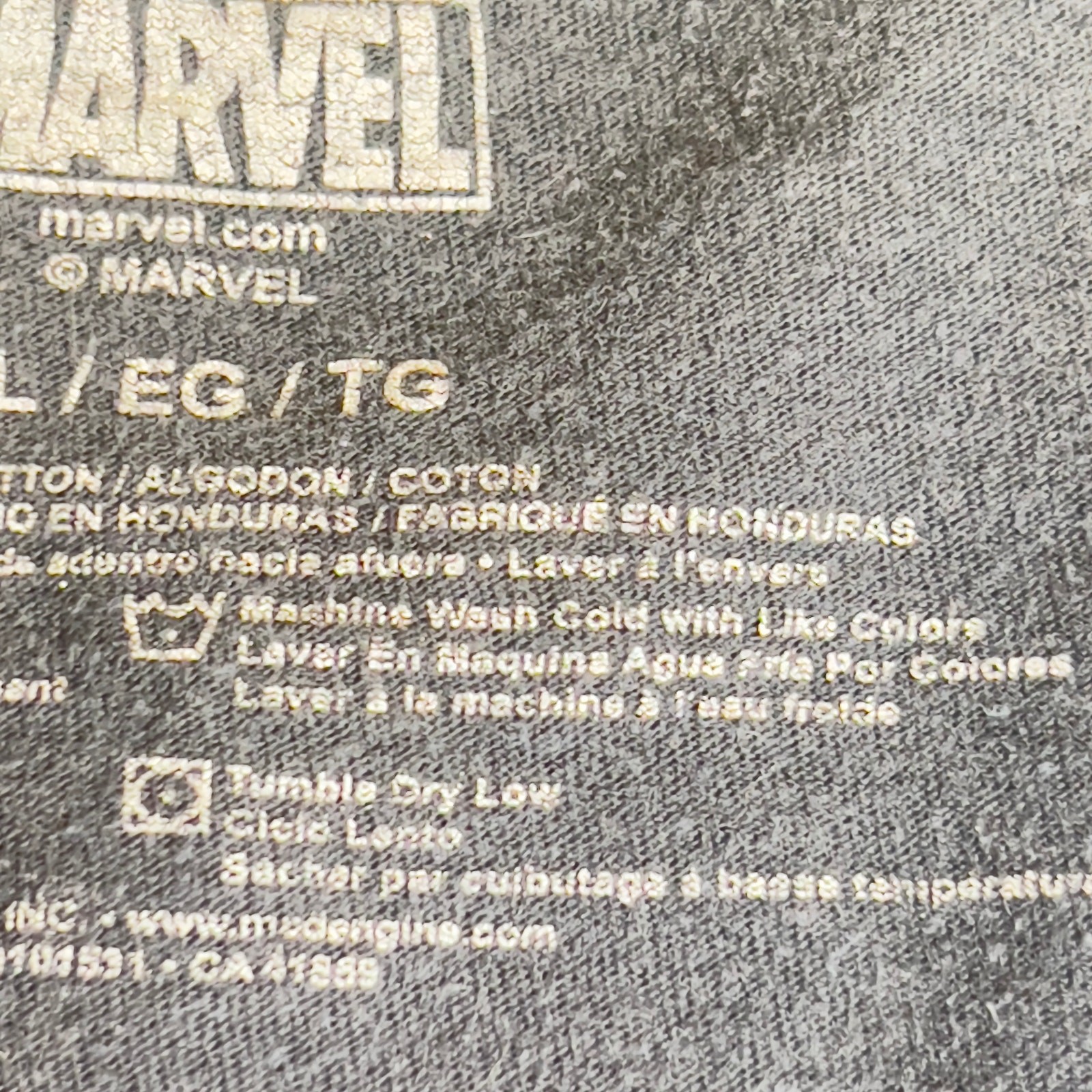 Marvel Universe X-Men Comics Deadpool Logo T-Shirt Men’s XL Black