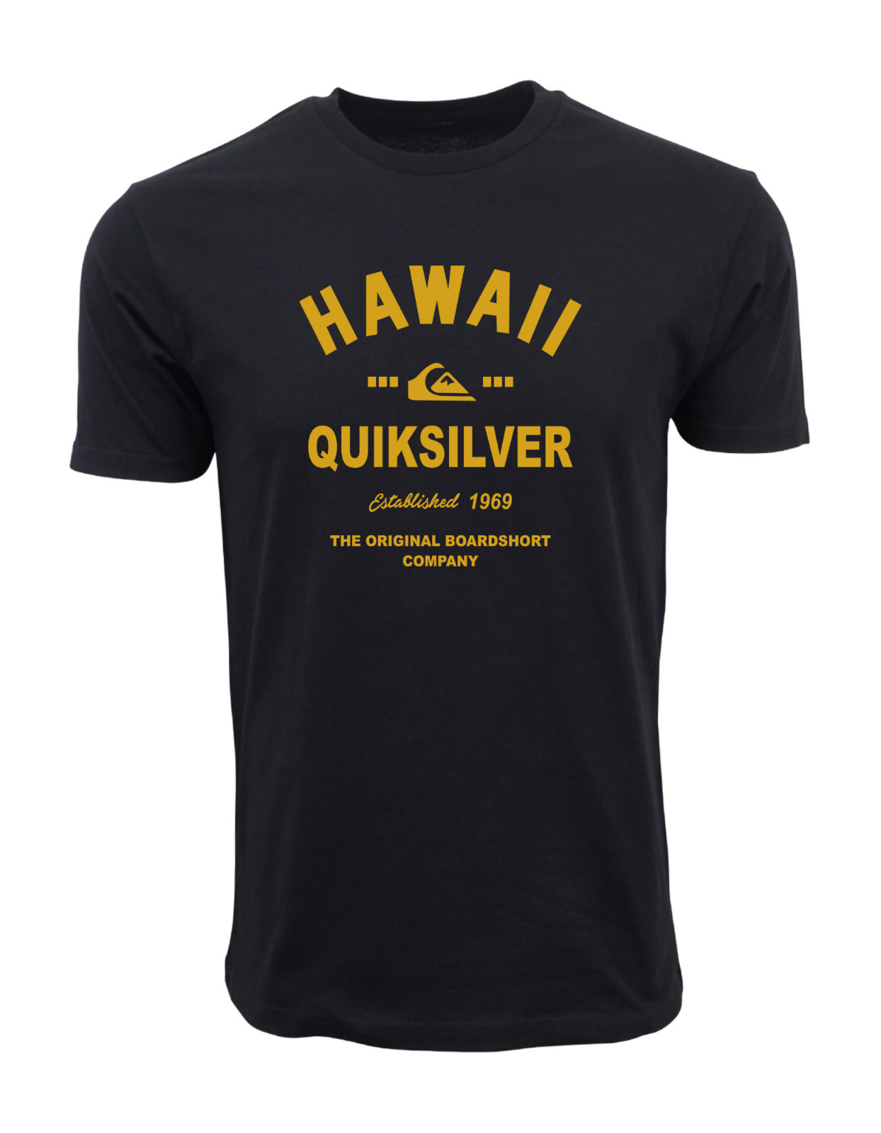 QUIKSILVER ESTABLISHED HAWAII GRAPHIC T SHIRT