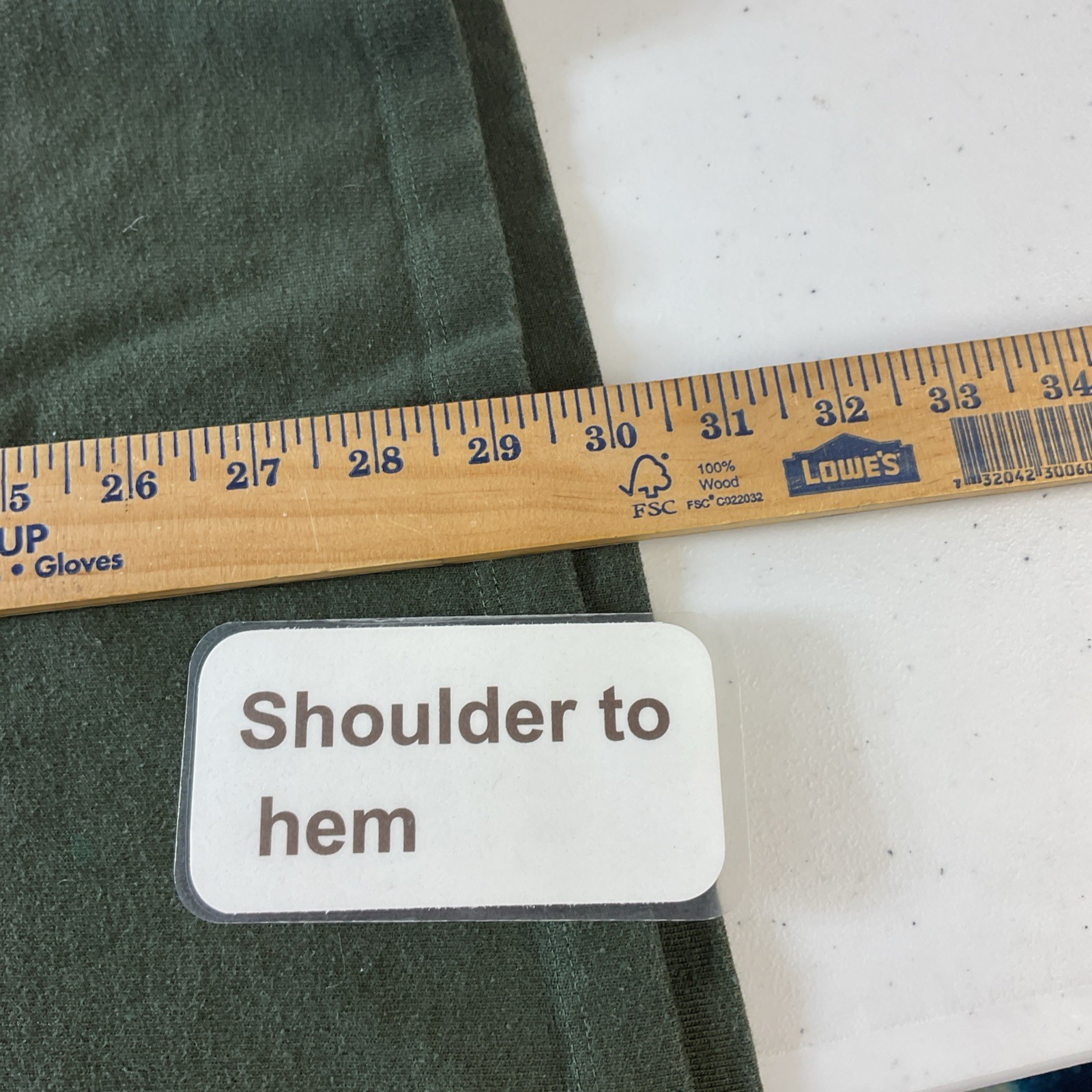 Taylor Stitch Heavy Weight Bag Pocket Tee T-Shirt Mens Size 44 Hunter Green Nice