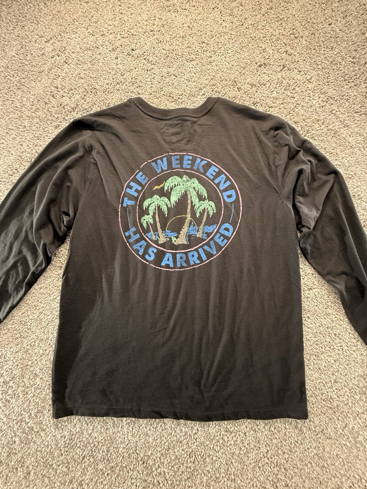 Chubbies T Shirt Men’s Medium Long Sleeve The Weekend Has Arrived
