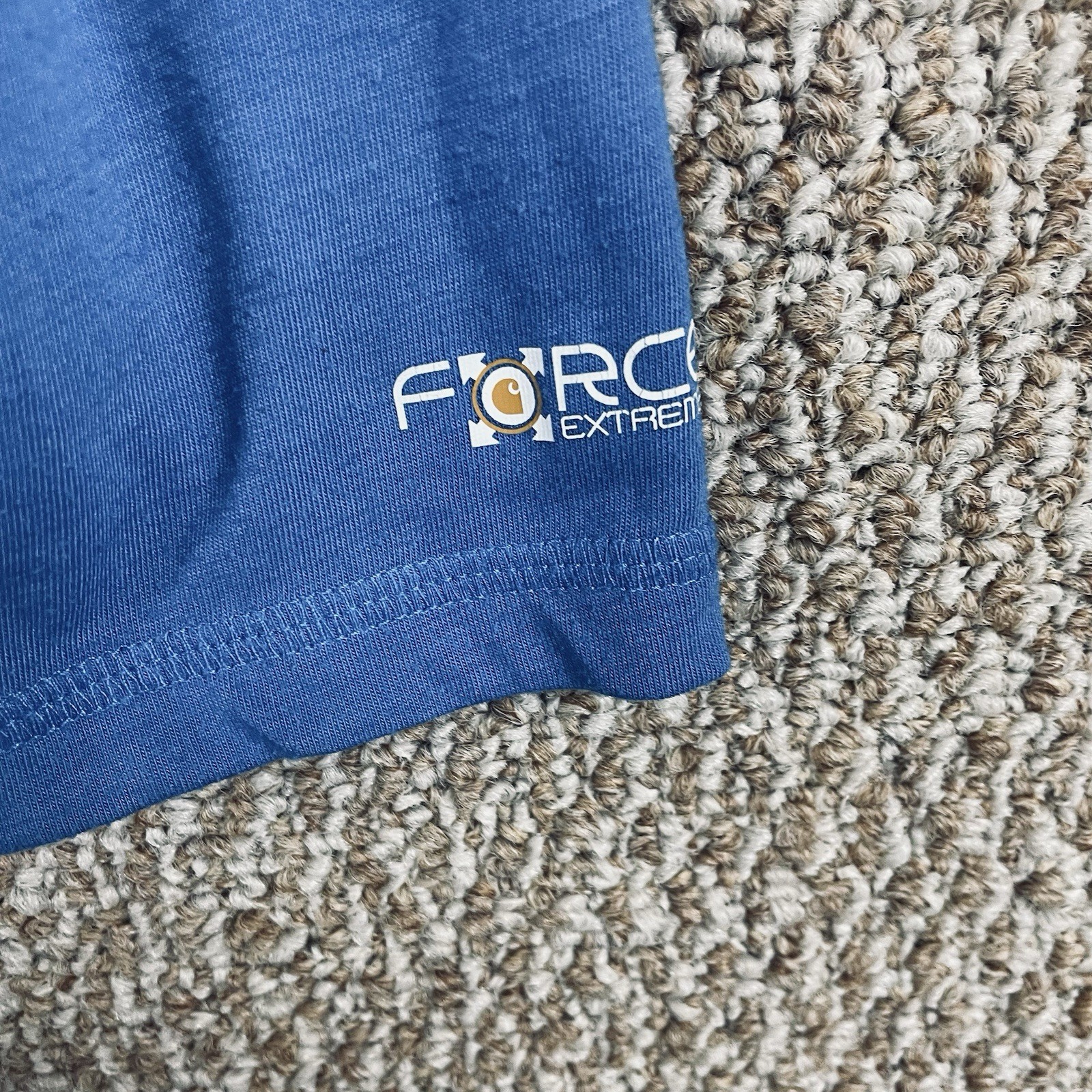 Carhartt Pullover Men’s 2XL Blue Force Extreme 1/4 Zip Long Sleeve 102586 T744