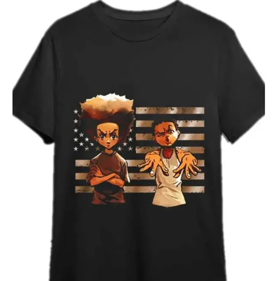 Summer t Shirts New Boondocks Creative Print for Men Women Couple Fashion