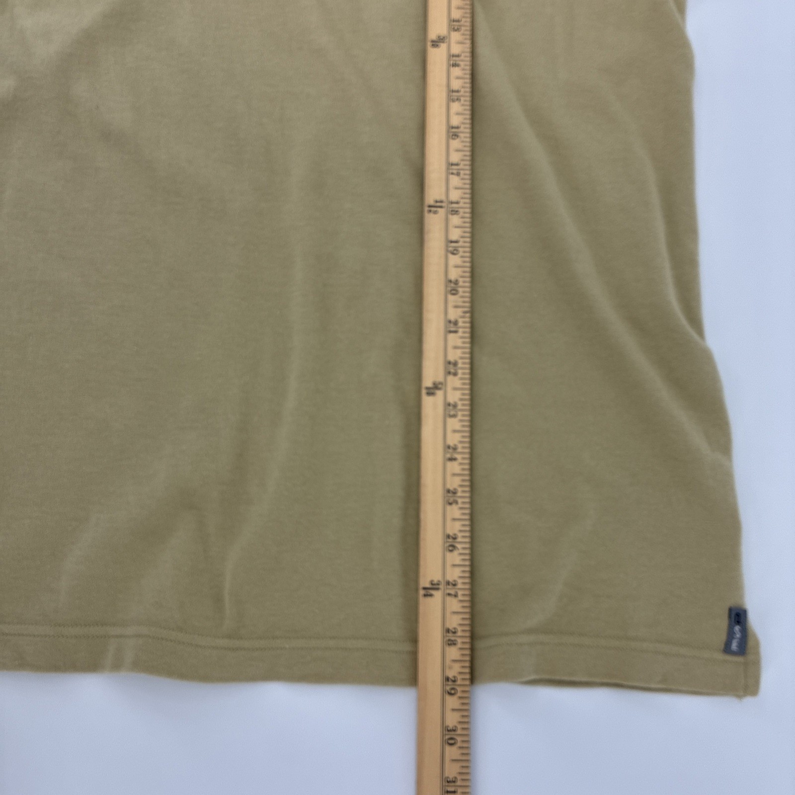 Vintage Quiksilver Polo Shirt Men Medium Beige Striped Ribbed Edition Surf Y2K