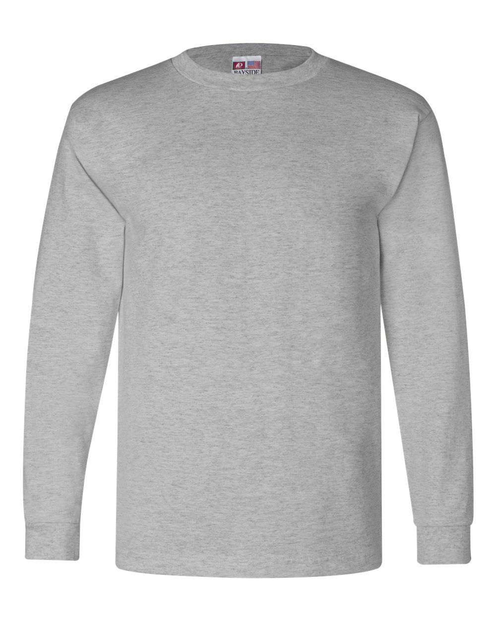 Bayside Mens 100% Cotton USA Made Long Sleeves T-Shirt – 6100 S-4XL