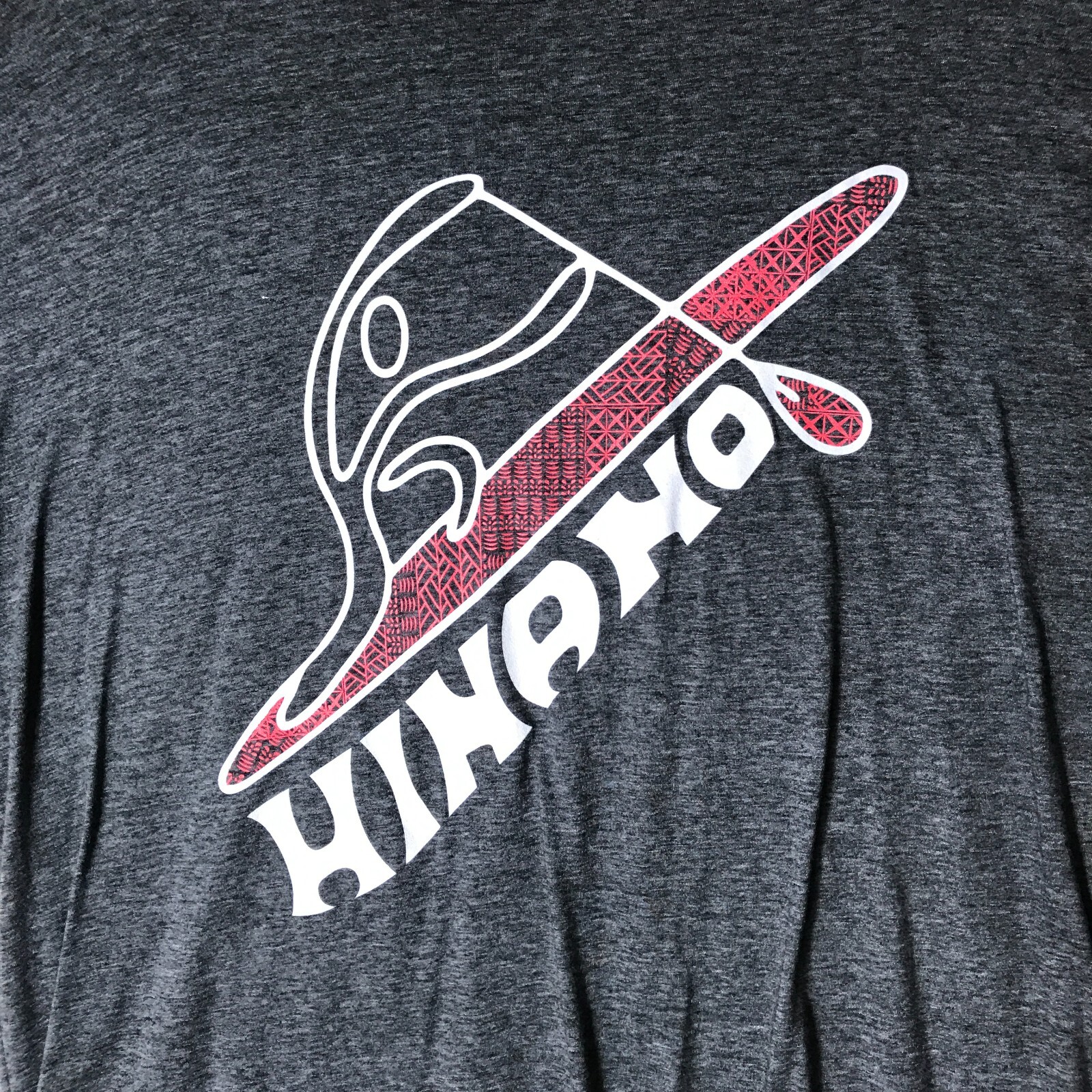 HINANO Tahiti SHIRT 2XL Dont Splash.. Paddle Gray 2-Sided RARE