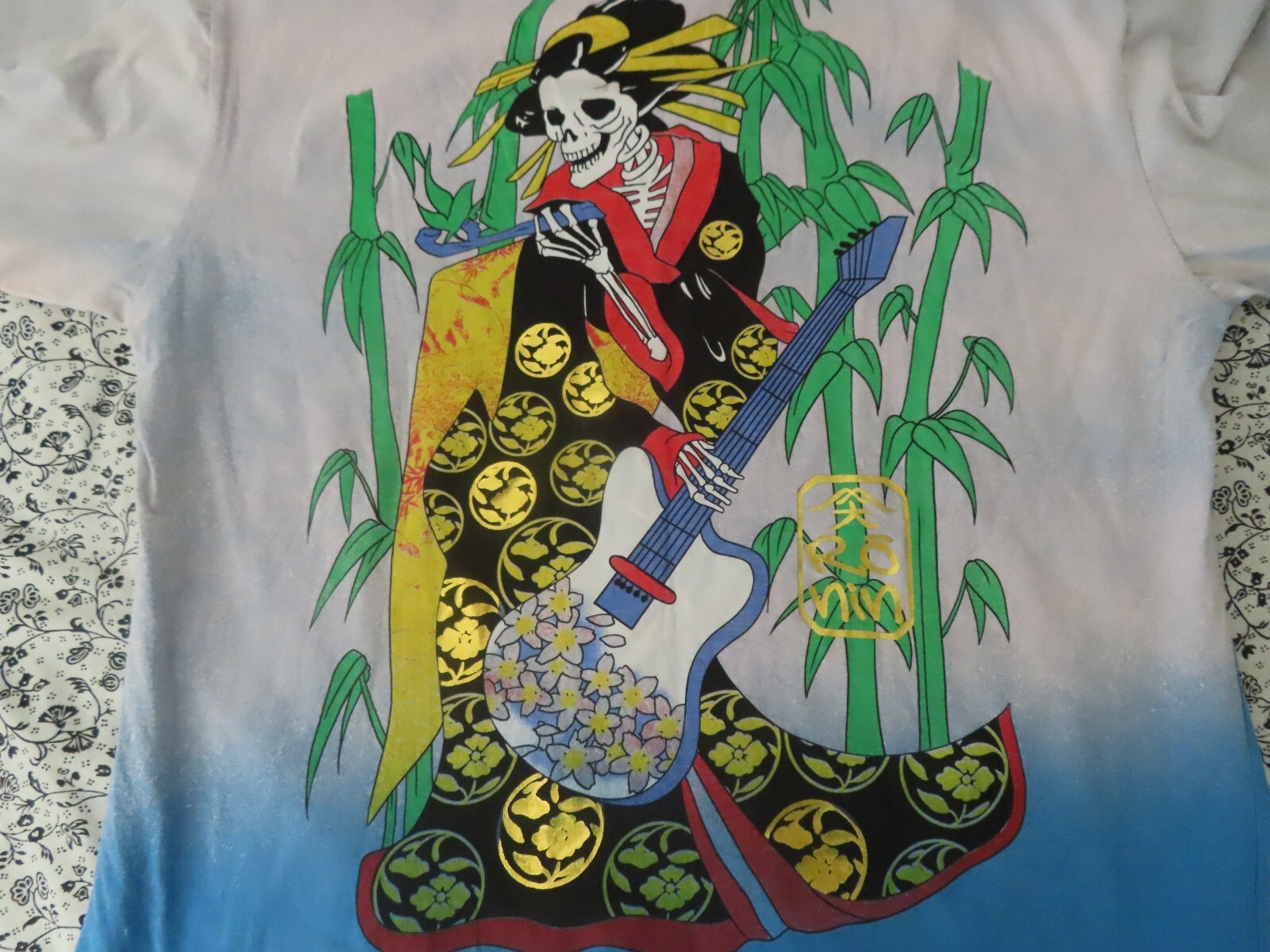 ronin tshirt XL ombre print