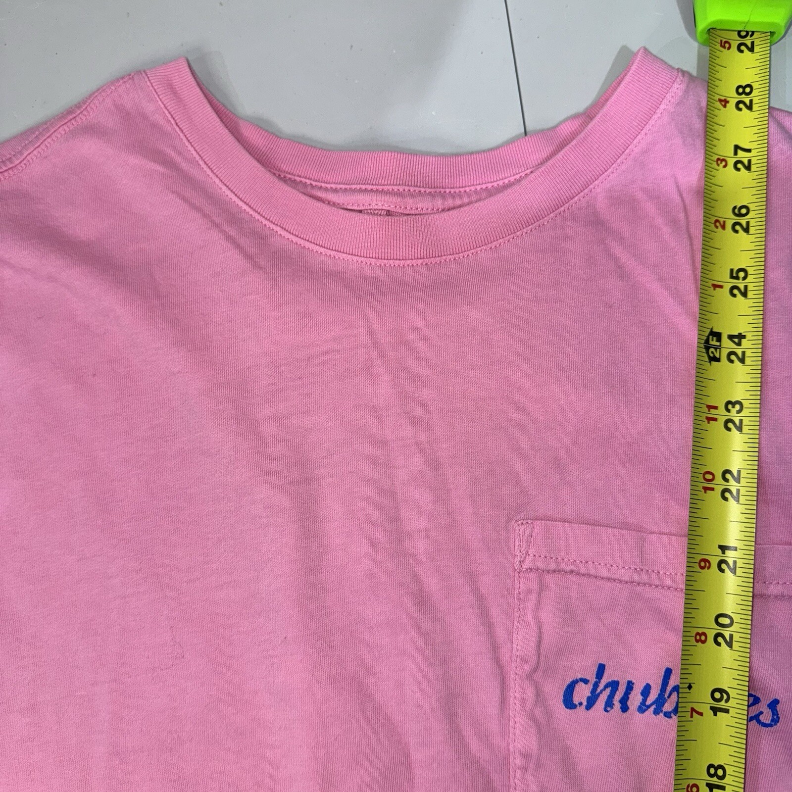Chubbies The Weekend Has Arrived Graphic Pink Pocket Tshirt Cotton Medium