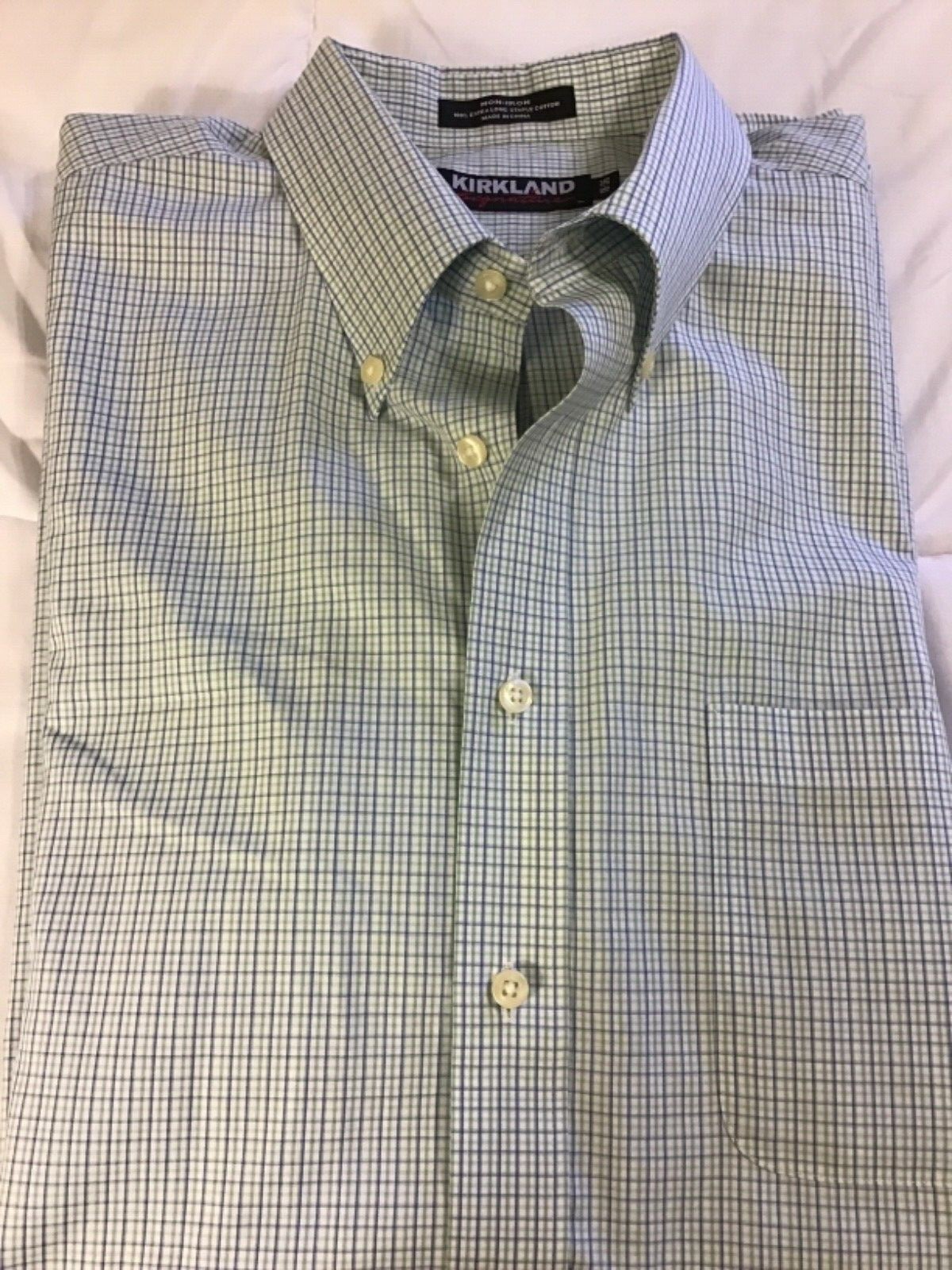 Kirkland Button down shirt size 18-36 non iron