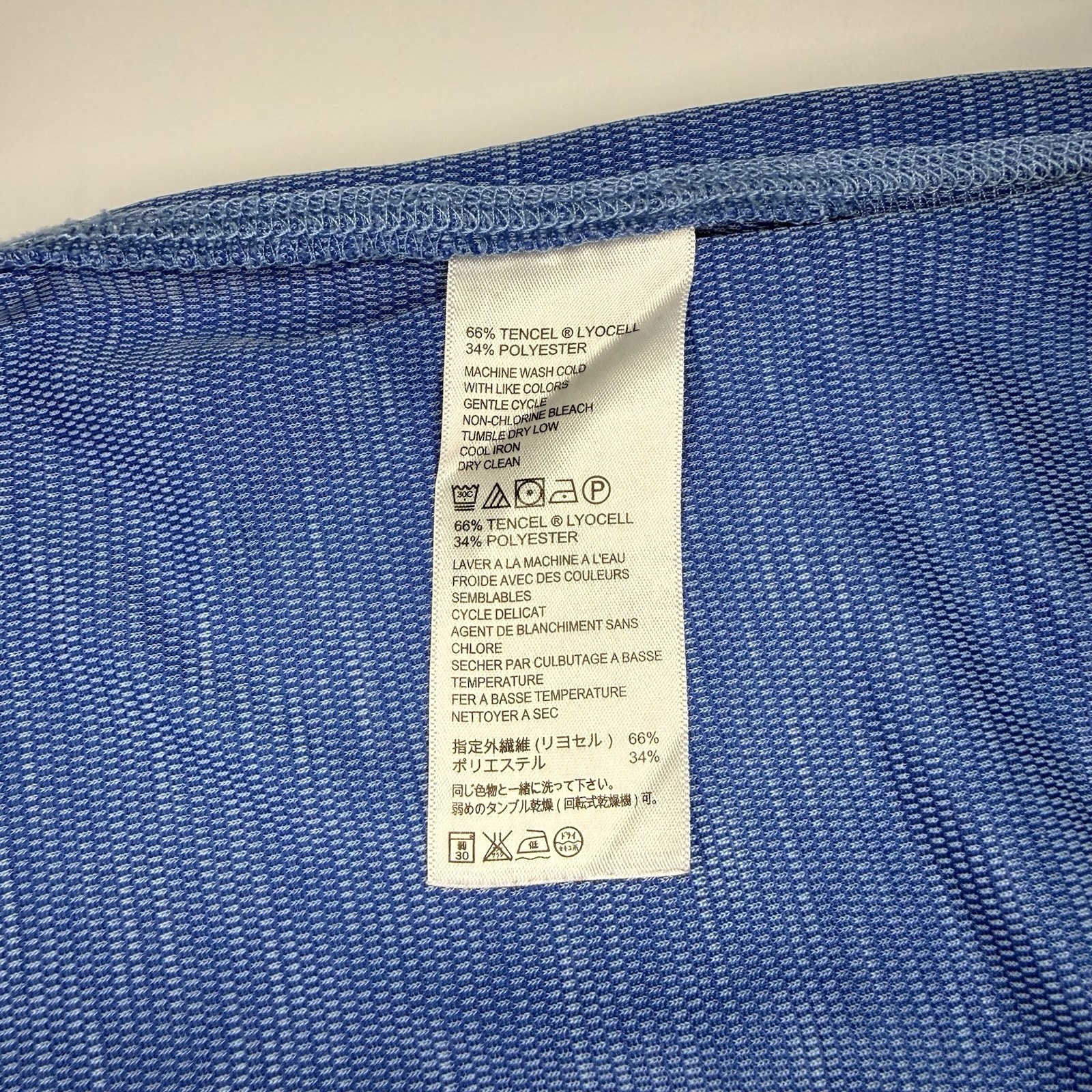 Tommy Bahama Men’s Paradise Knit Tee Blue With Red Stitching Size XL