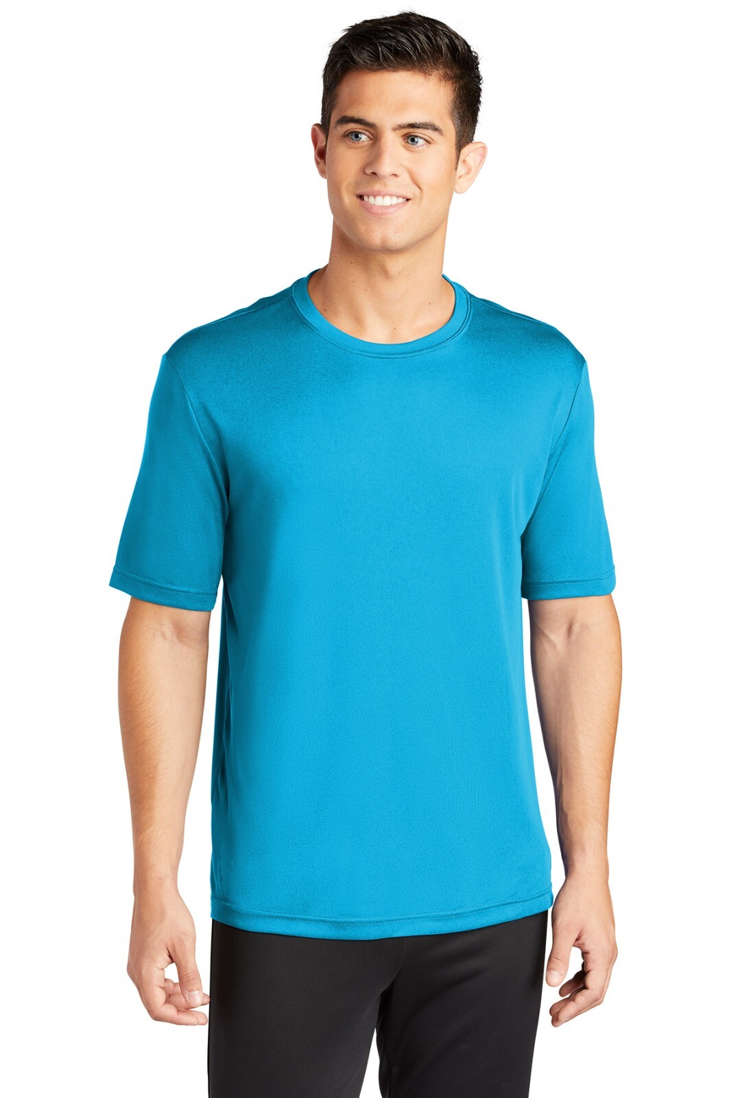 MEN’S MOISTURE WICKING Dri fit Long Sleeve SPORT-TEK T-shirt ST350 X 2 SHIRTS