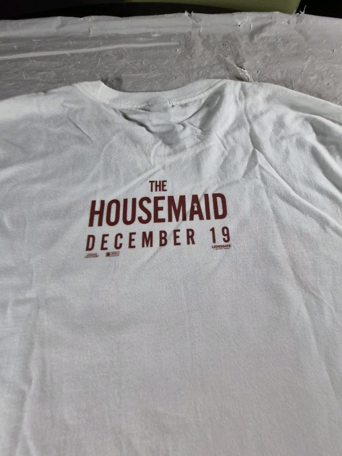 The Housemaid Sydney Sweeney Cinemark Movie Promo White TShirt Size Medium