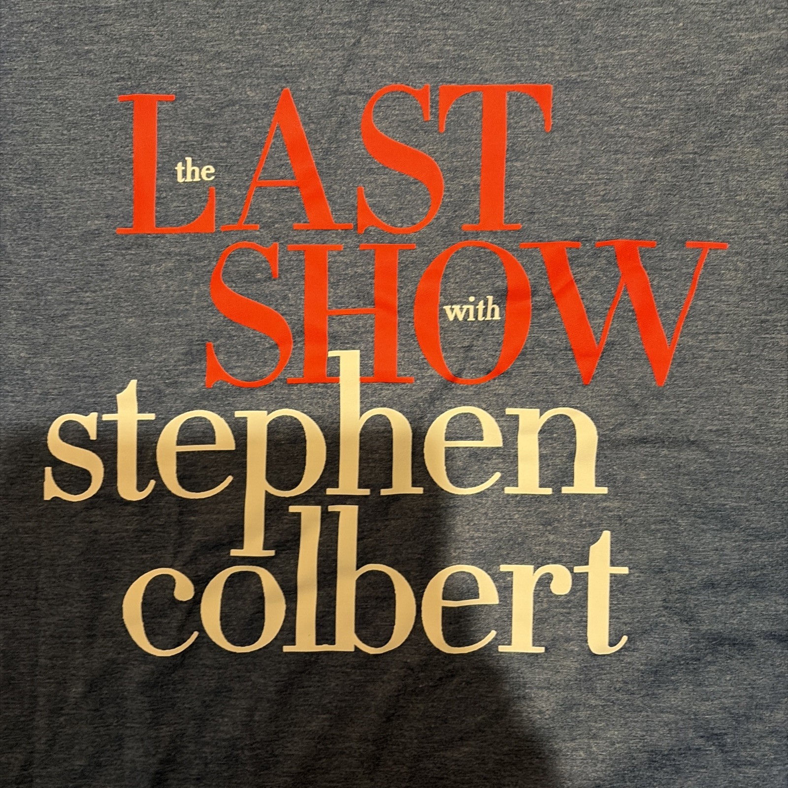 the last show with stephen colbert 2026 t-shirt