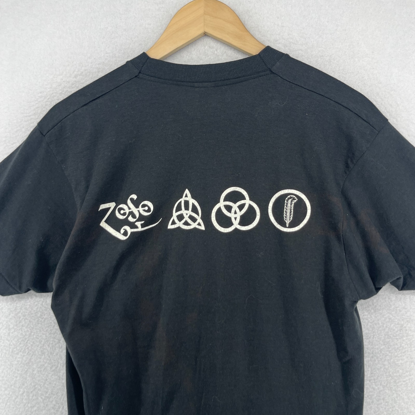 LED ZEPPELIN Shirt Mens XL 1984 Myth Gem ZoSo Screen Stars Single Stitch USA VTG