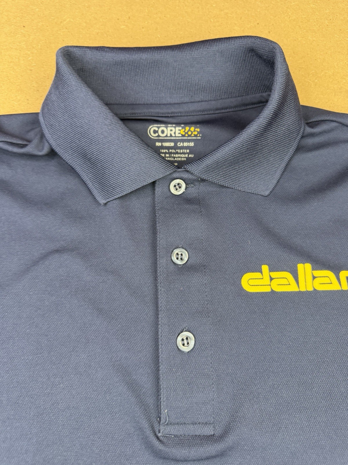 Dallara Design Core 365 Performance Long Sleeve Logo T Shirt Size Small