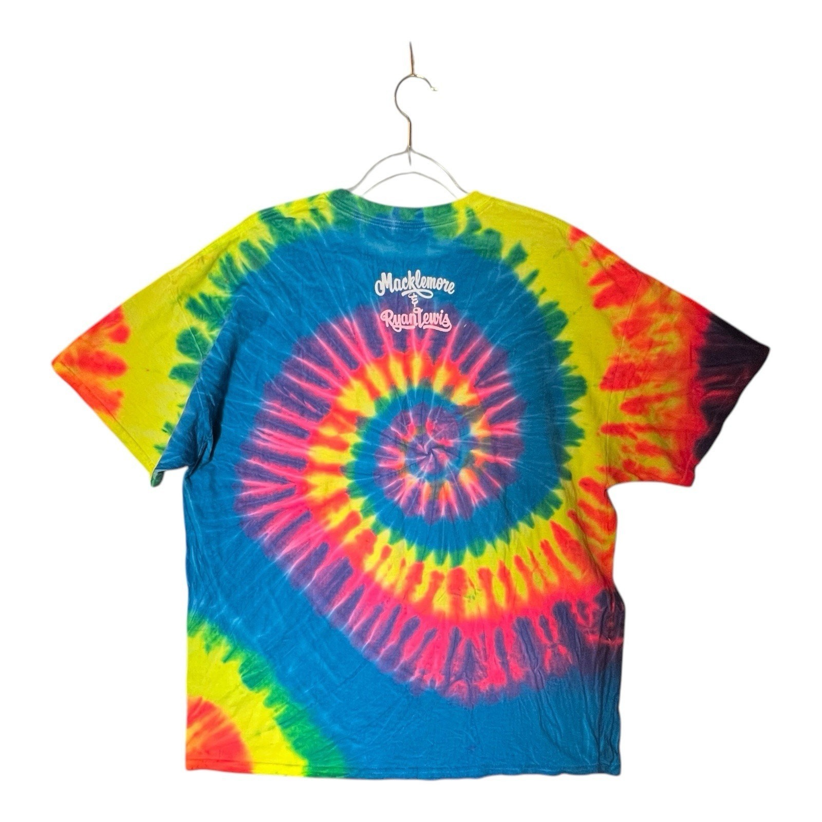 Same Love Macklemore Ryan Lewis Tye-dye Graphic Concert Tee Tshirt XL Pride Y2K