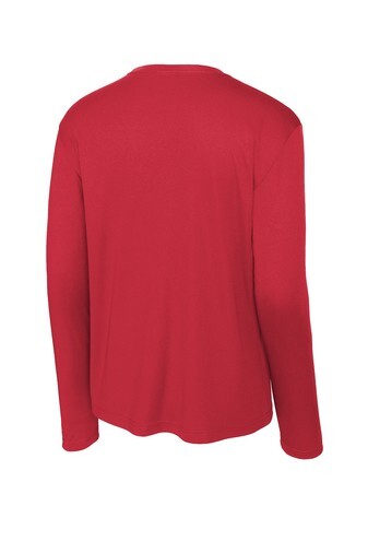 Medium – Sport-Tek Long Sleeve PosiCharge Competitor Tee ST350LS – True Red