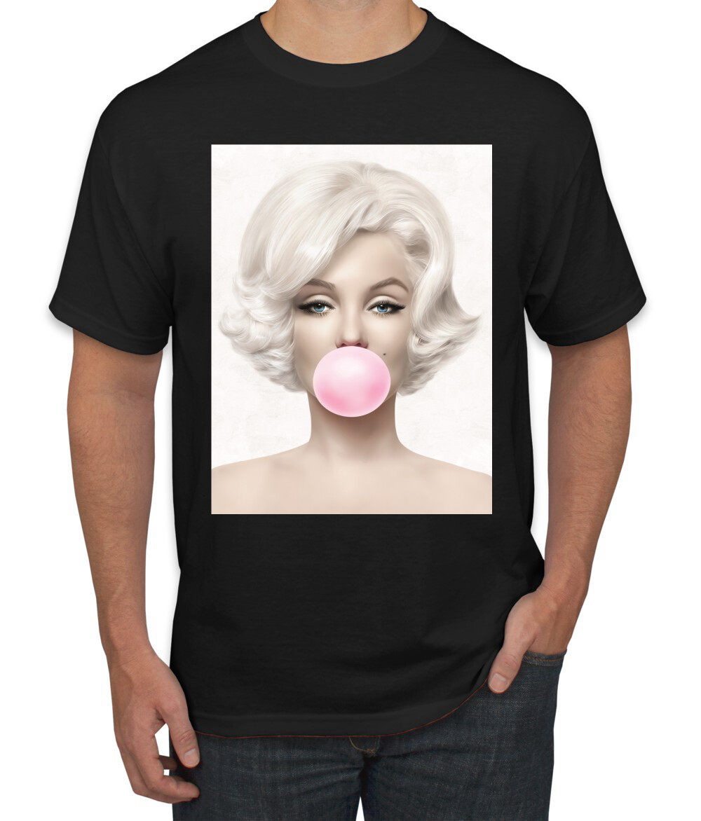 Marilyn Monroe Gun Men Tshirt