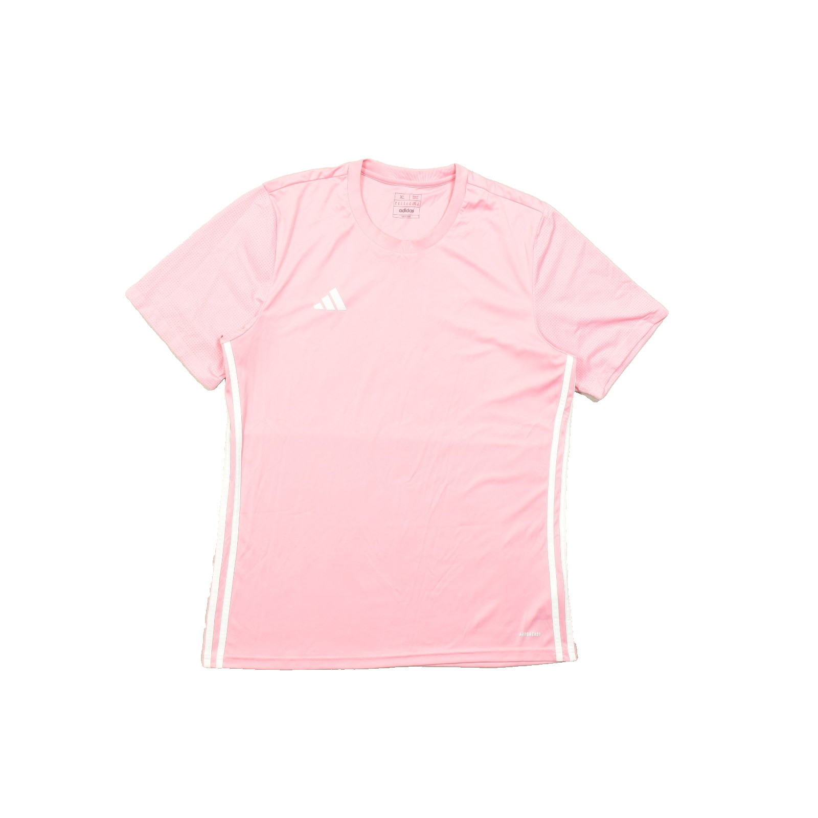 Adidas XL Slim Fit Pink Short Sleeve Training Jersey Tee Shirt 100% Recycled Pol