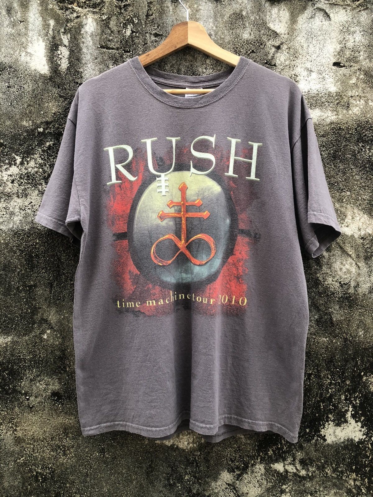 Remake 2010 Rush “Time Machine” Tour T shirt Classic style tee NH23808