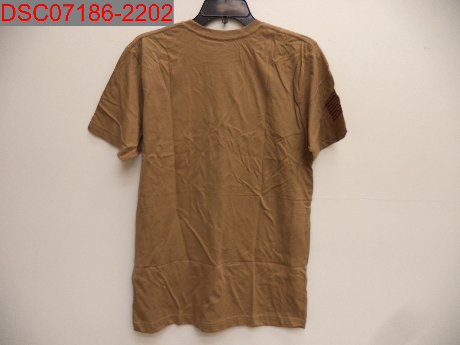 Shield Republic Men’s Coyote Brown SR Shield Logo Left Side Tee, M 92742208165