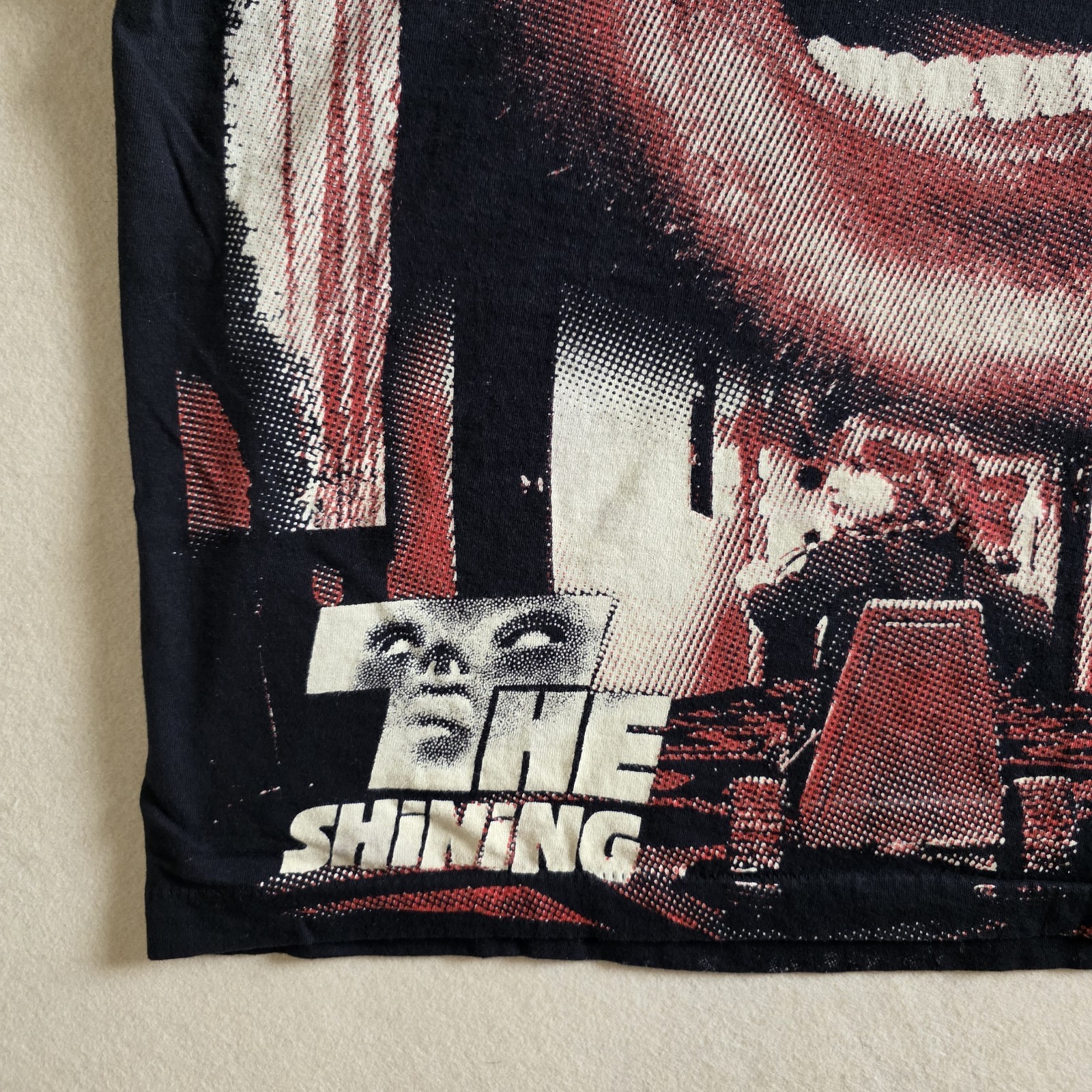 The Shining All Over Print AOP Overprint OVP Retro Movie Tshirt Tee XL Black