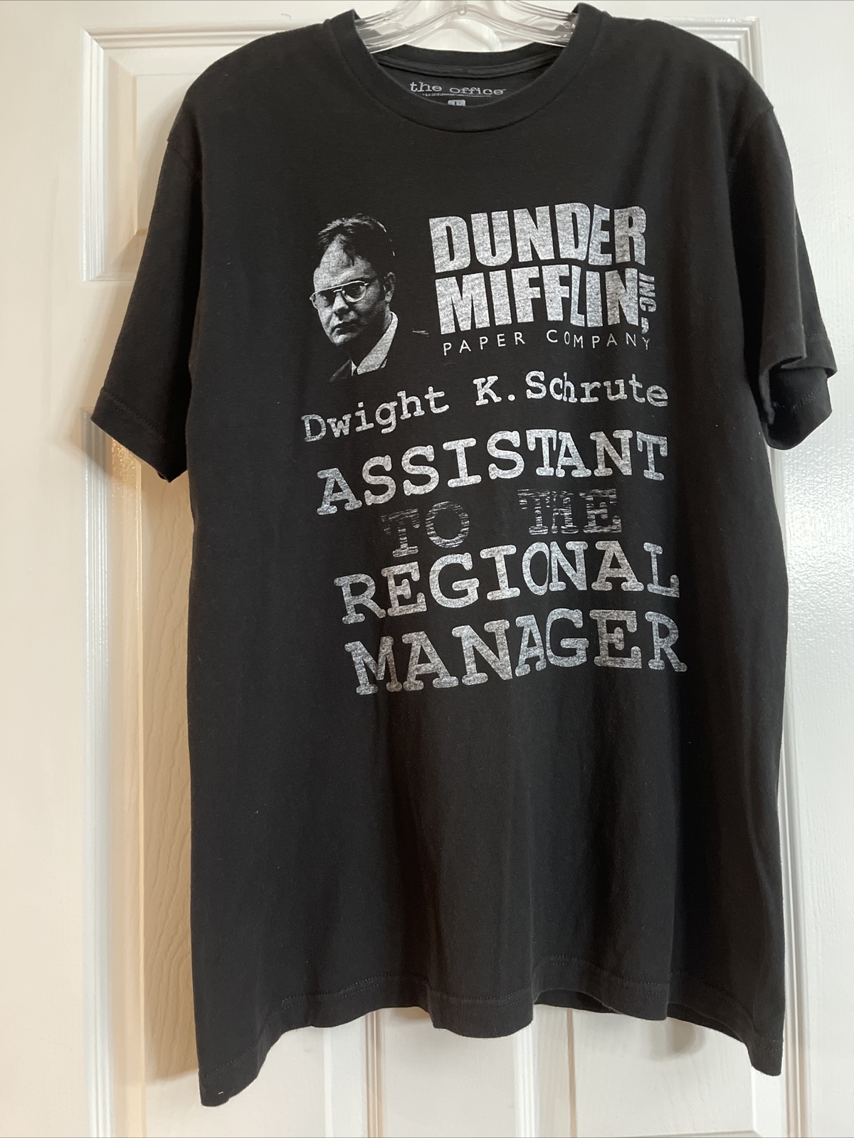 The Office Men’s Large Cotton Graphic T-shirt Dwight Schrute Black