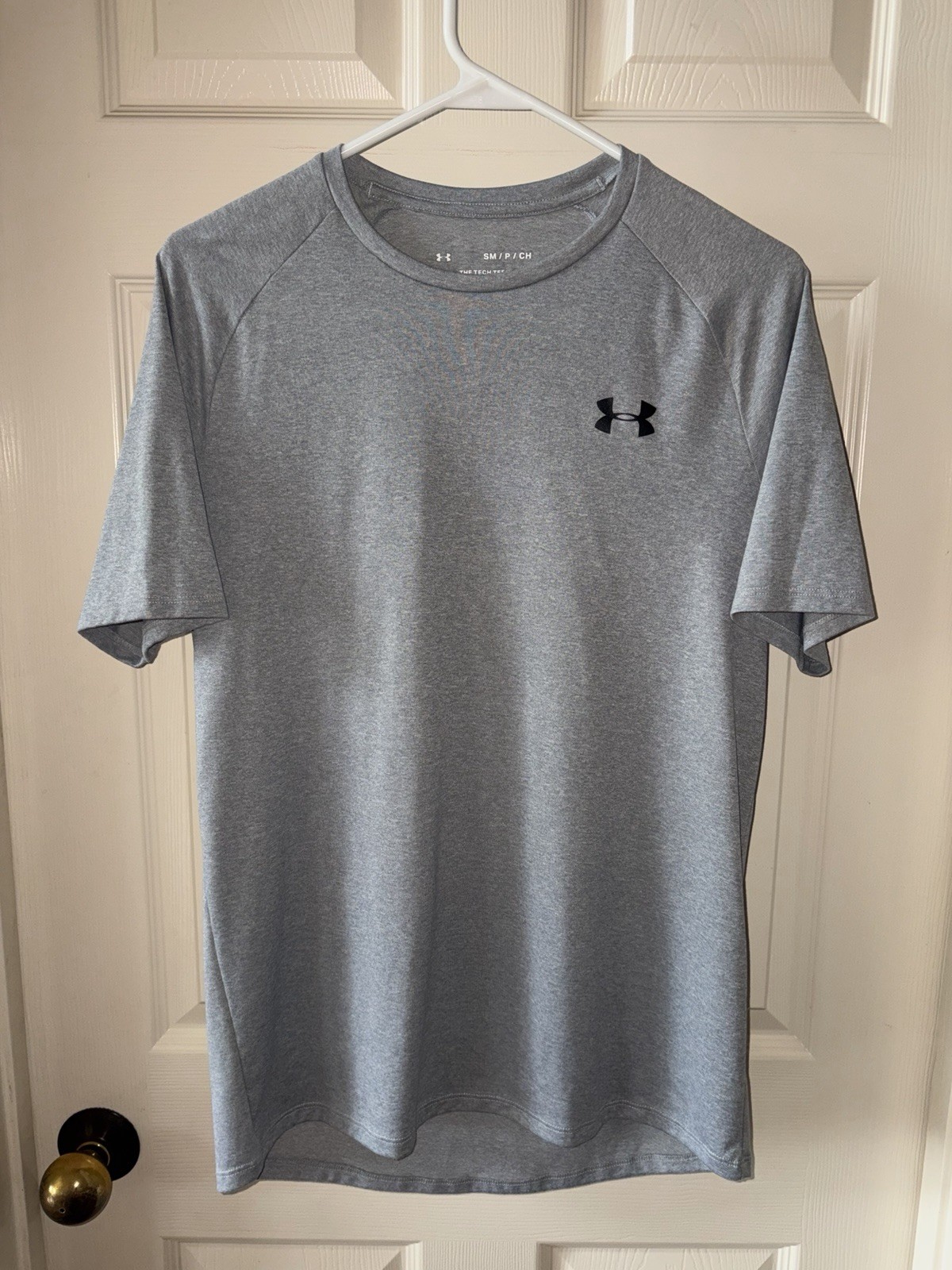 Under Armour 1326413 Men’s UA Tech Tee 2.0 T-Shirt Steel Light Heather, Small