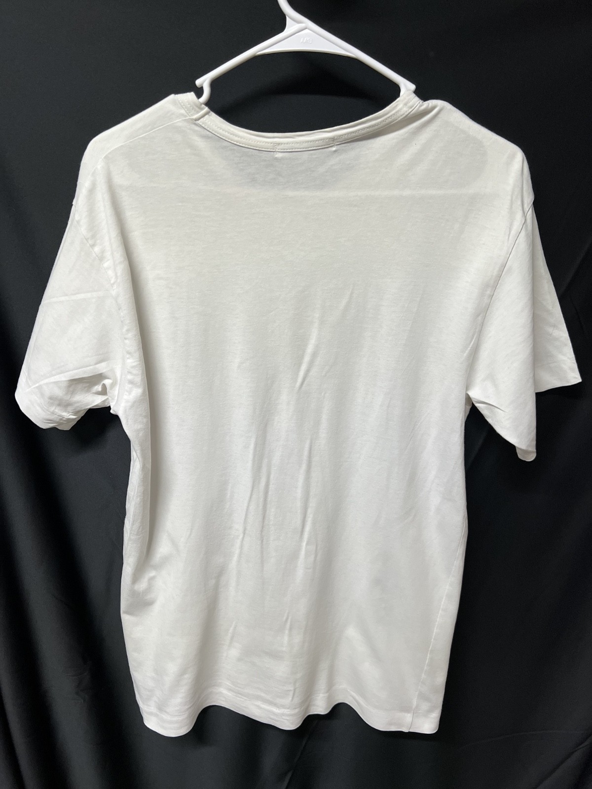 2007 chrome hearts x comme des garcons white t-shirt, preowned size medium