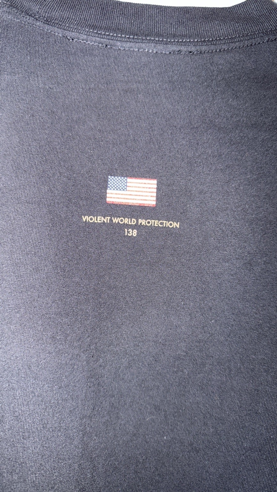 DEFCON GROUP HEAVYWEIGHT NOYFB EAGLE T-SHIRT BLACK LARGE VANS FOG