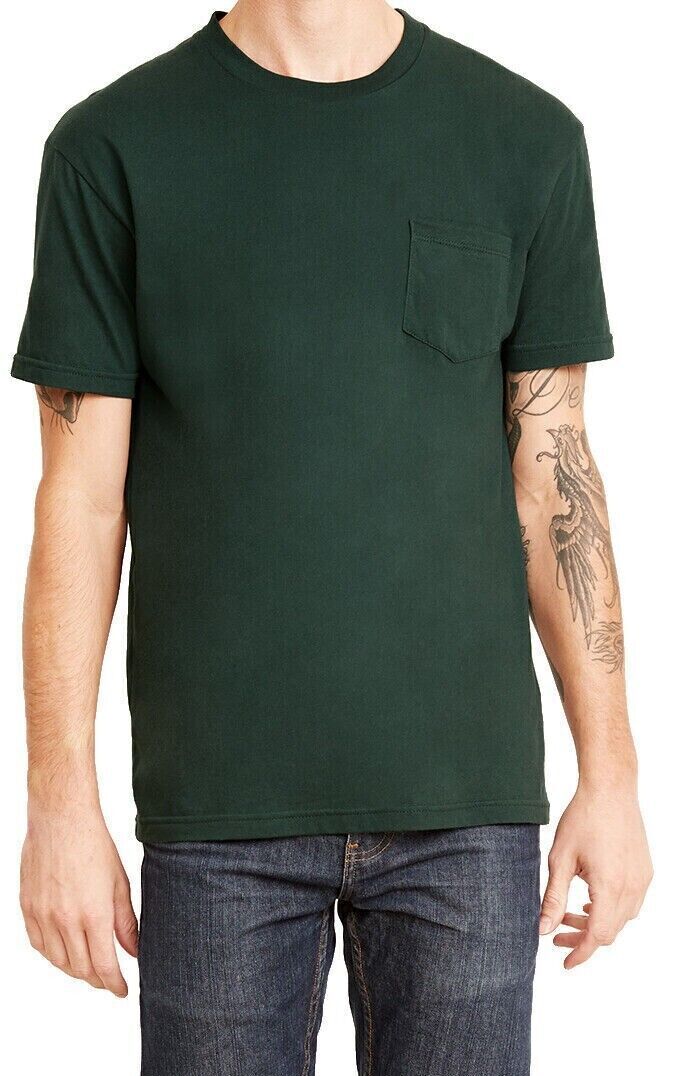 Wholesale Lots-3 Pack- Mens T Shirts Next Level #3605 Pocket Tees 100% Cotton