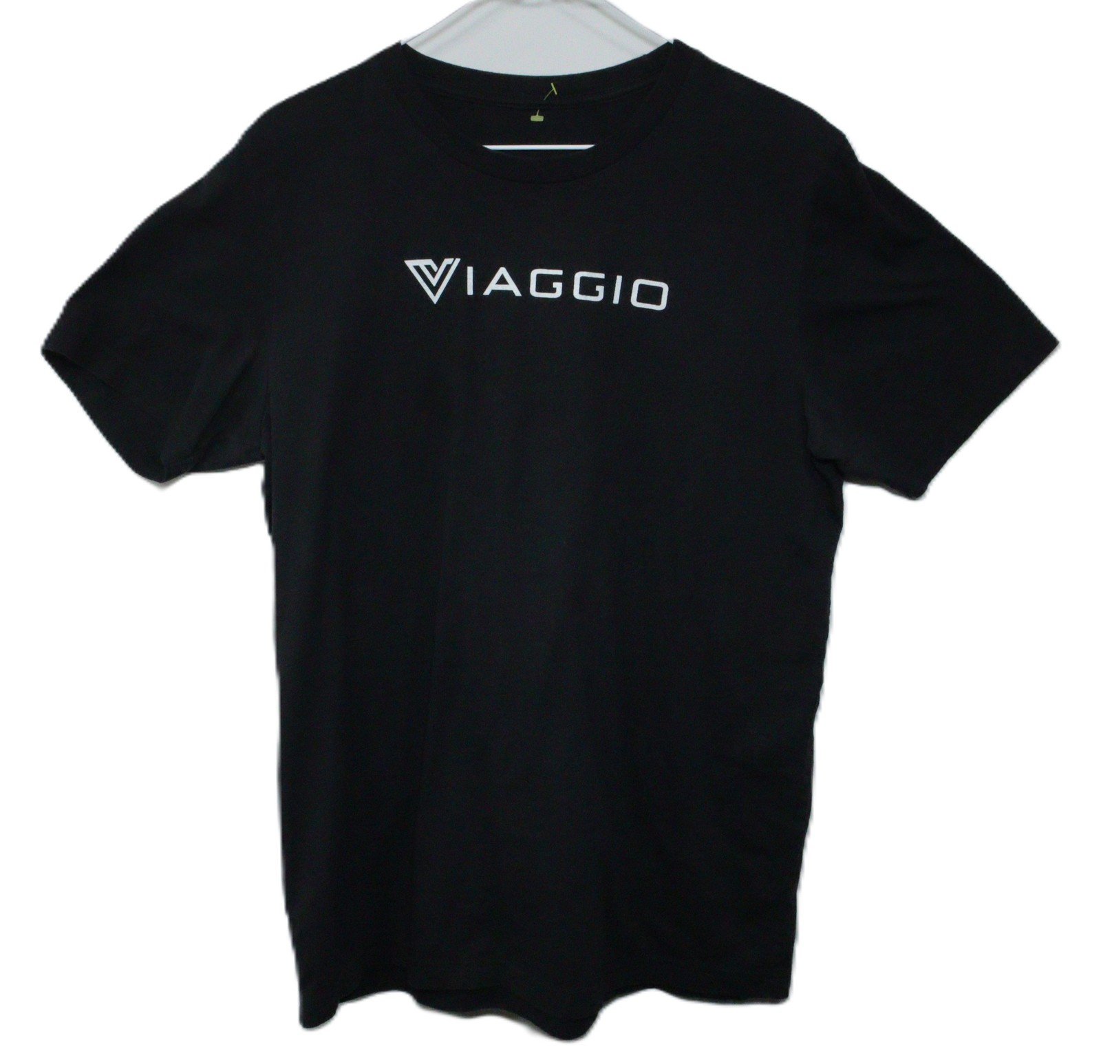 VIAGGIO Black Graphic T-Shirt Men’s Short Sleeve Crew Neck New T0480