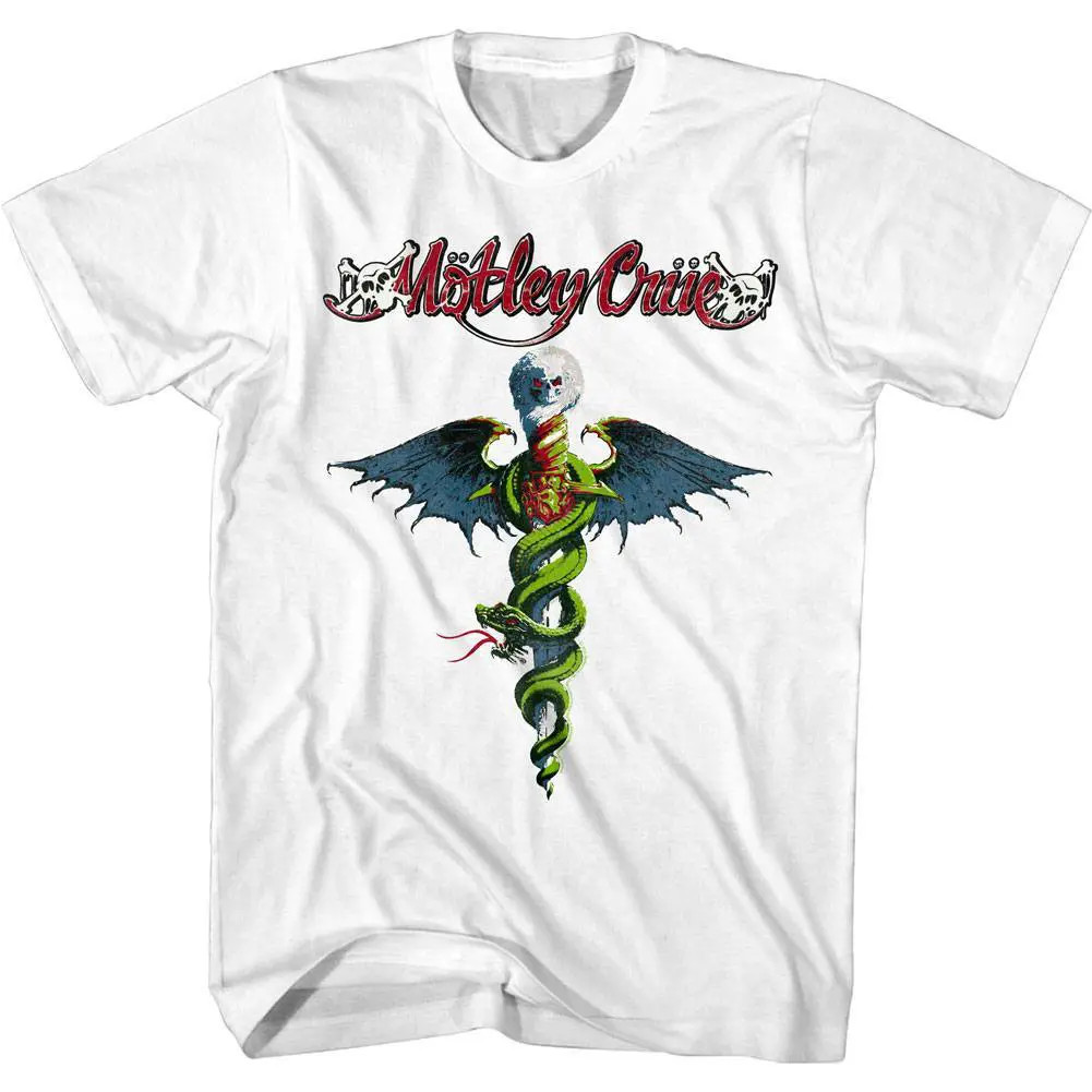 Motley Crue Dr Feel Good Album Men’s T Shirt Rock Band Heavy Metal Concert Tour
