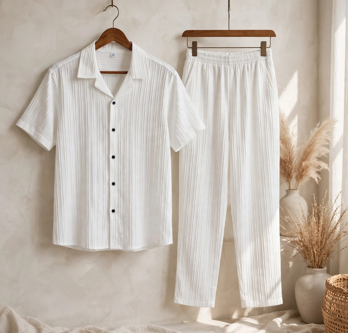 Men shirt and pant comboset