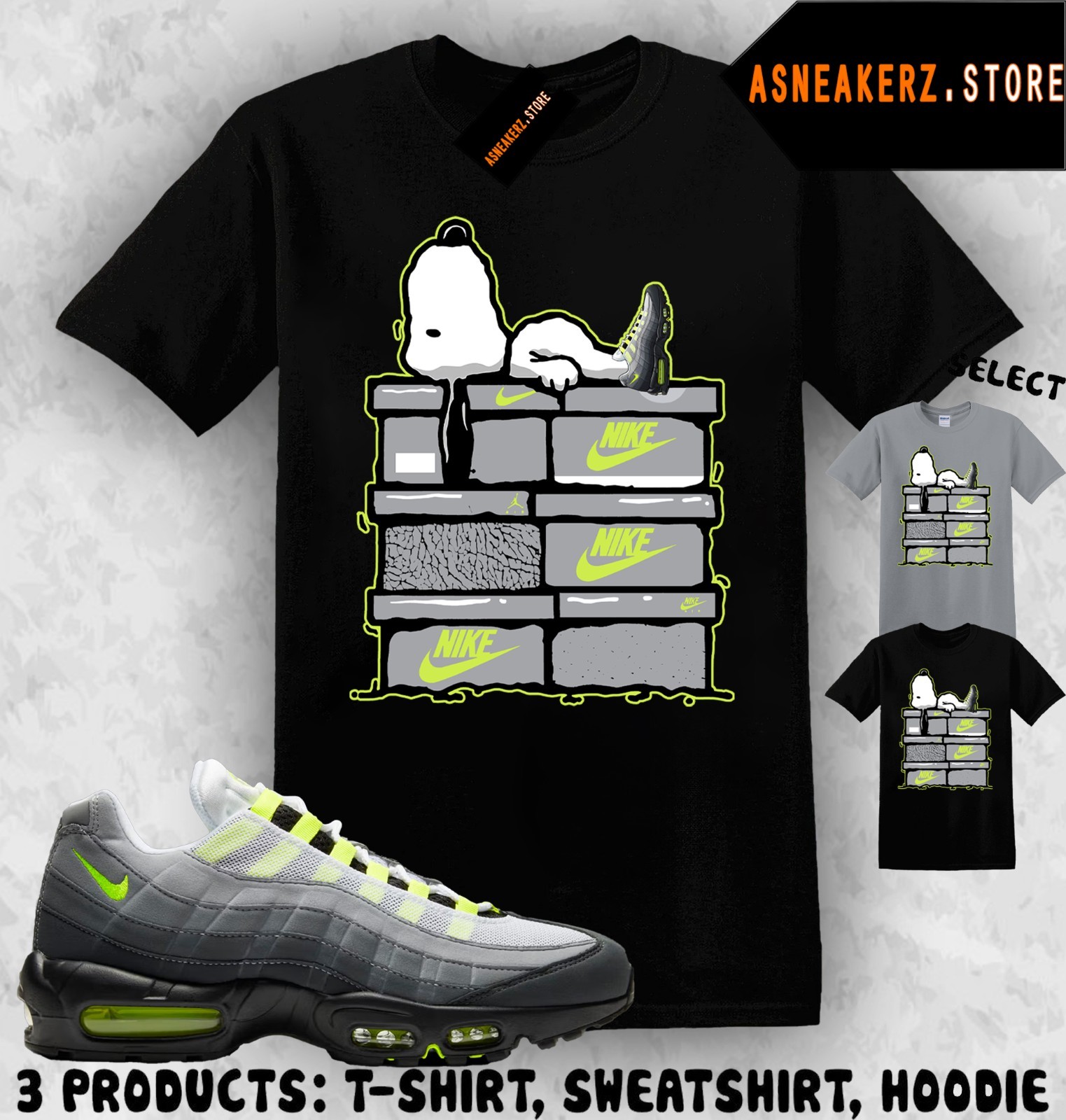 Shirt To Match AM 95 Big Bubble Neon 2026 Sneaker Matching Tee Sneakerhead S Dog