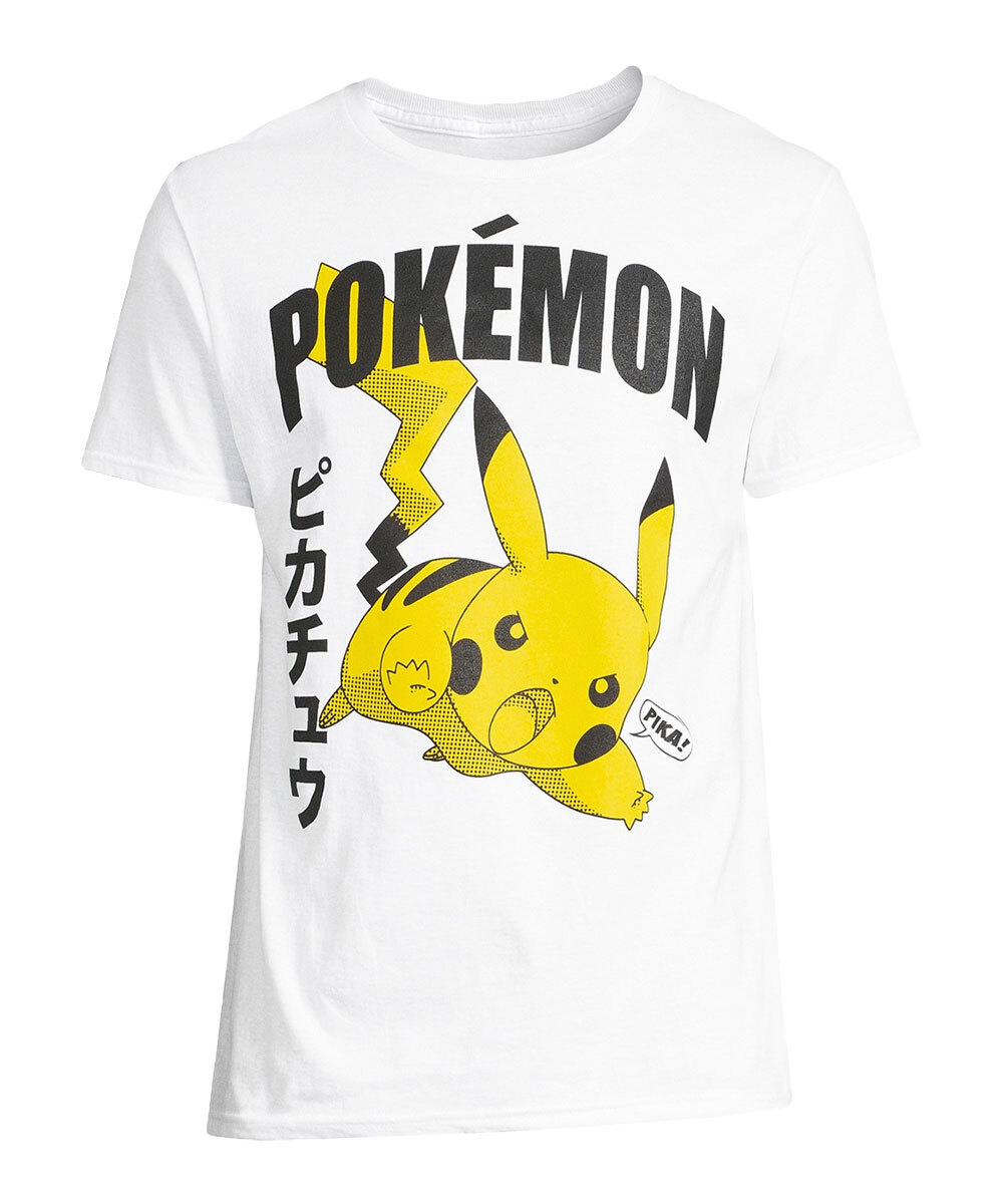 Pokemon Pikachu Pika Men’s T-Shirt, White