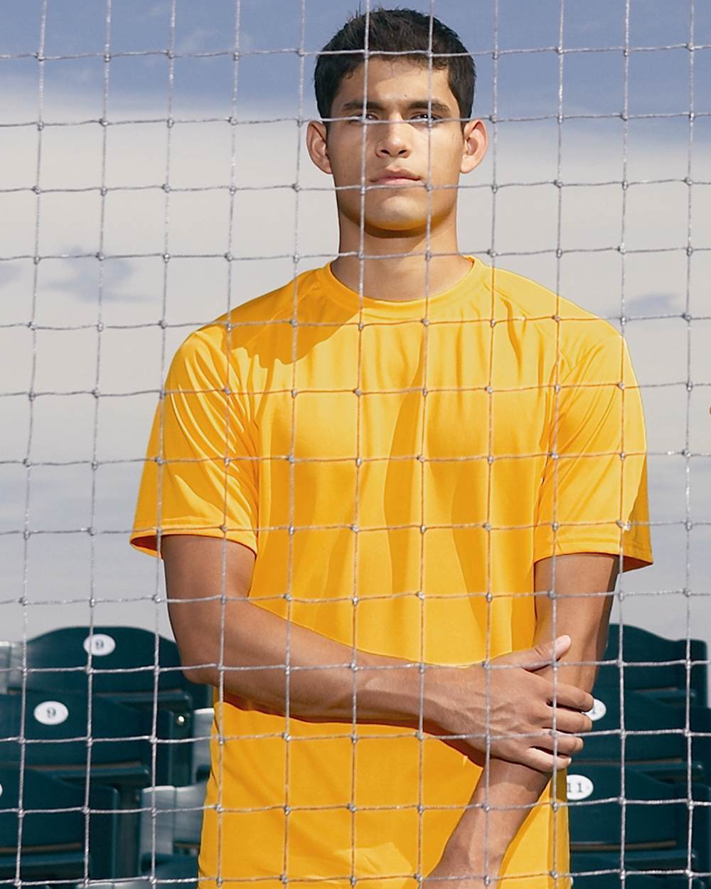 Badger B-Core T-Shirt with Sport Shoulders 4120 S-4XL Moisture Wicking Polyester