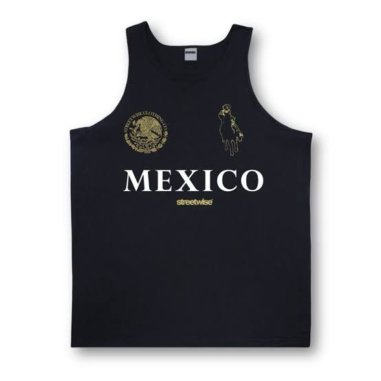 Streetwise Narco Polo Mexico Men’s Black Tank Top