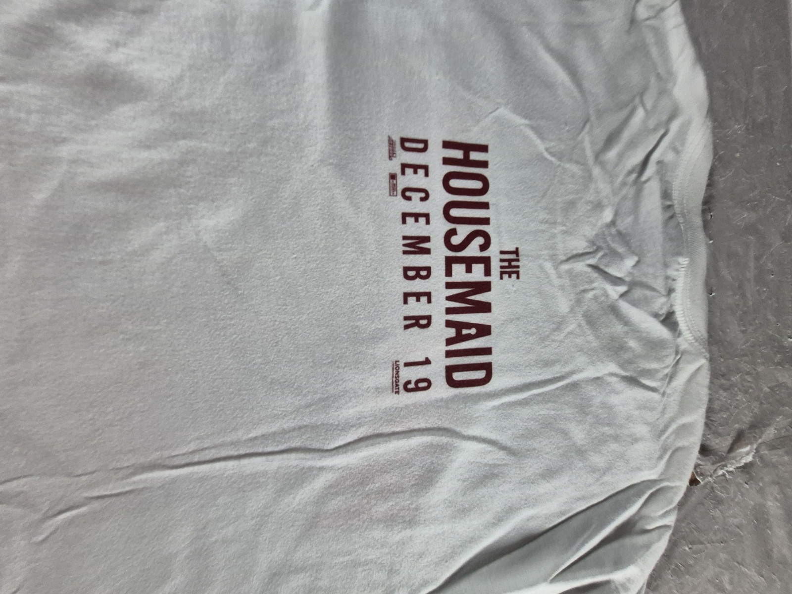The Housemaid Cinemark Exclusive Amanda Seyfried Movie Promo White TShirt Medium