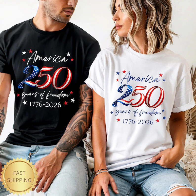 America 250th Anniversary Shirt, Patriotic USA 4th of July Tee, 1776-2026 Semiqu