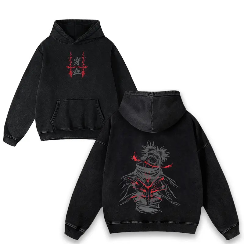 Choso Blood Manipulation JJk Jujutsu Kaisen Anime Manga 2 sided Washed T-shirt S