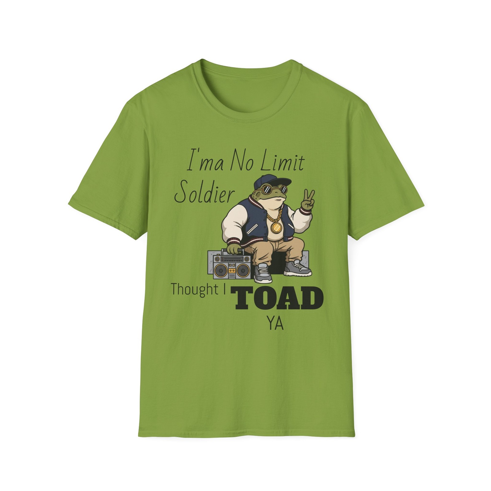 No Limit Soldier Toad Shirt | Frog Character Graphic Tee