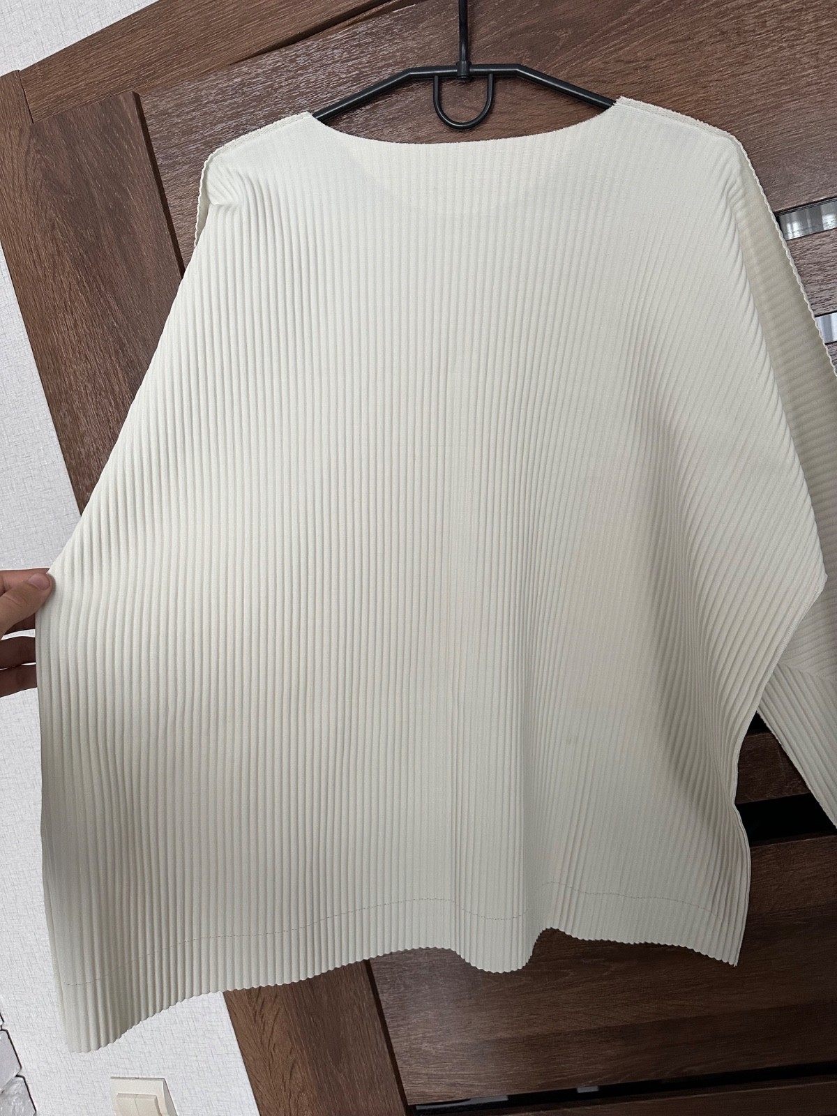 Issey Miyake ME Long Sleeve Pullover T-Shirt