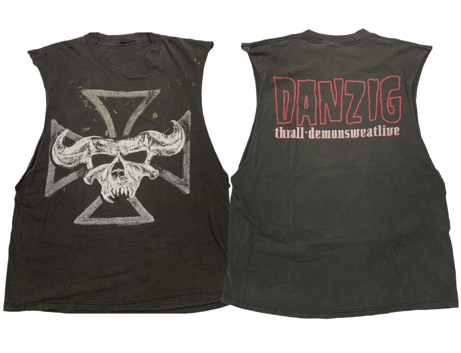 Vintage 90s Danzig Heavy Metal Thrall-Demonsweatlive Graphic Tank Top S-3XL