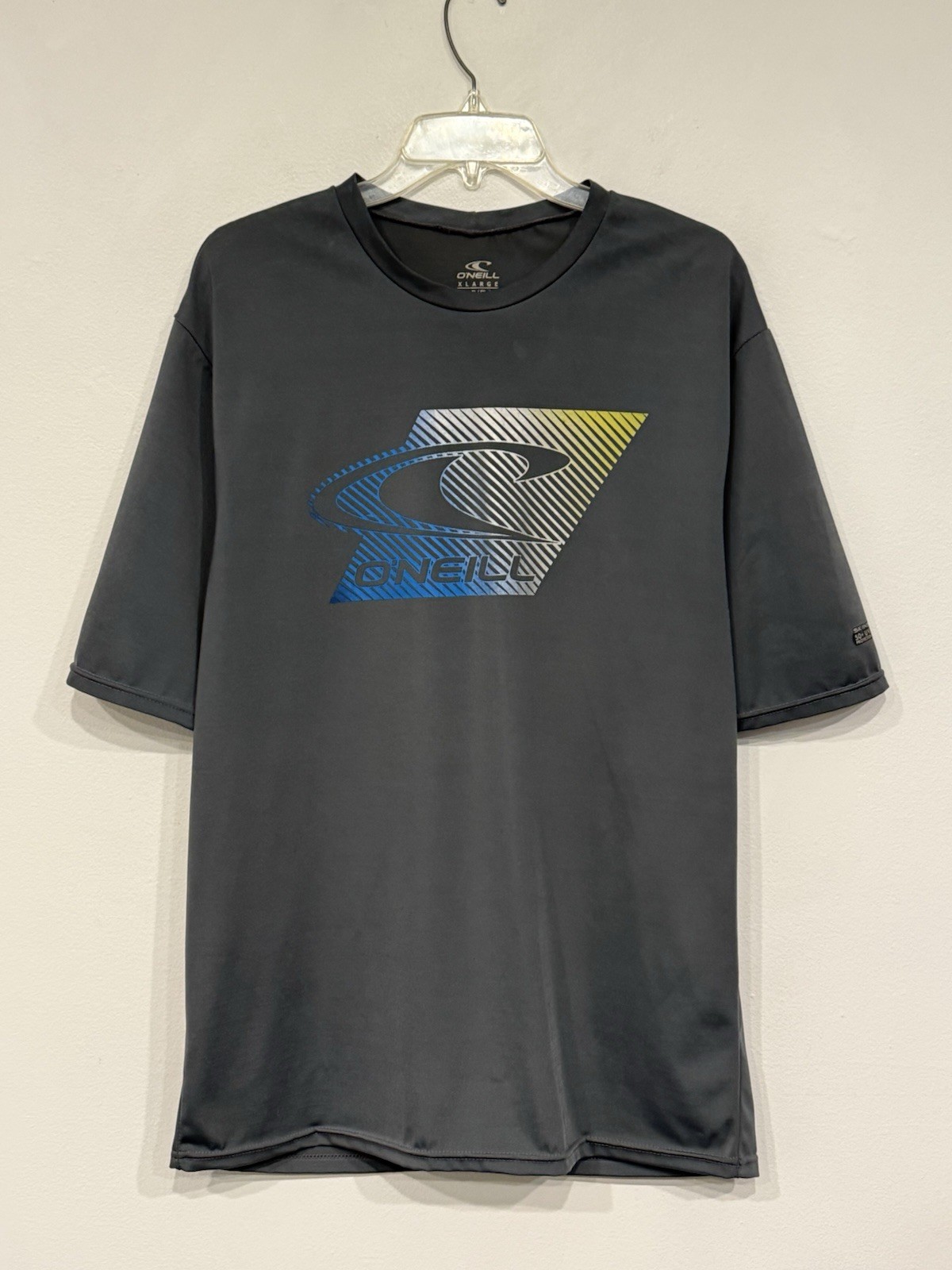 O’Neill Basic Skins Rash Guard Shirt Men’s Sz XL 50+ Ultraviolet Protection Blue