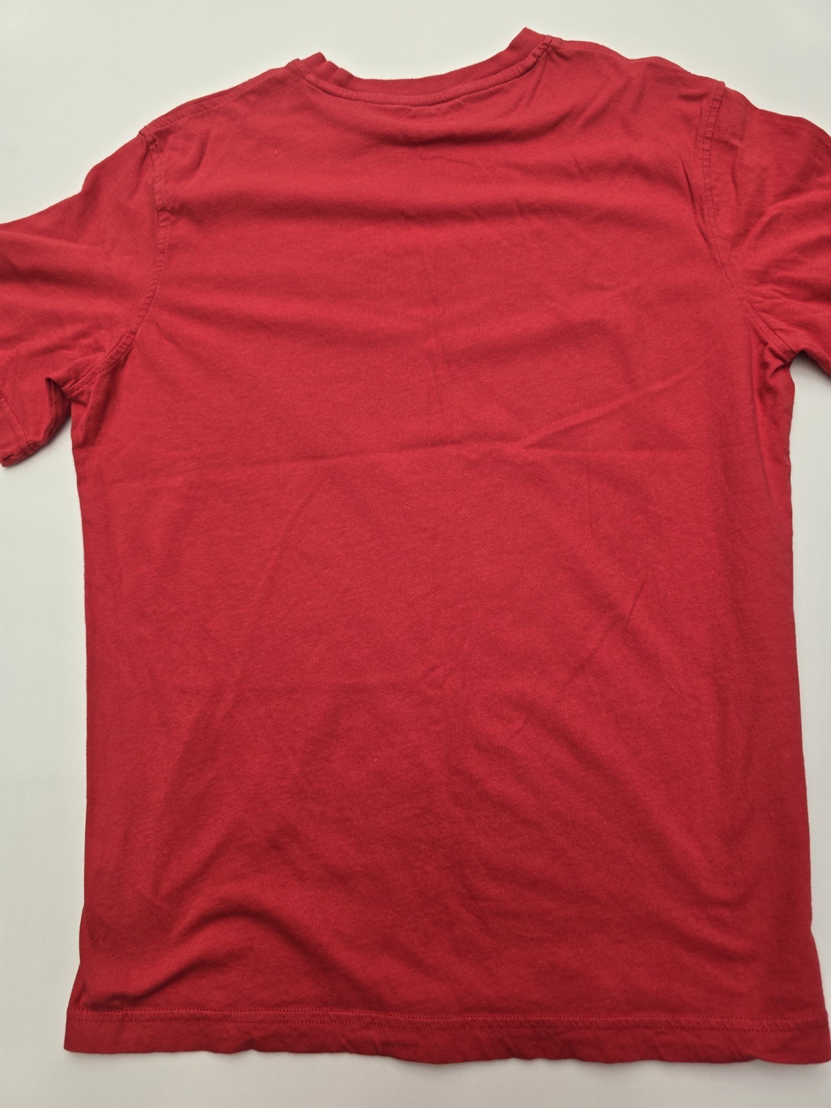 Champion Men’s Classic Logo T-Shirt Red Crew Neck Size Medium