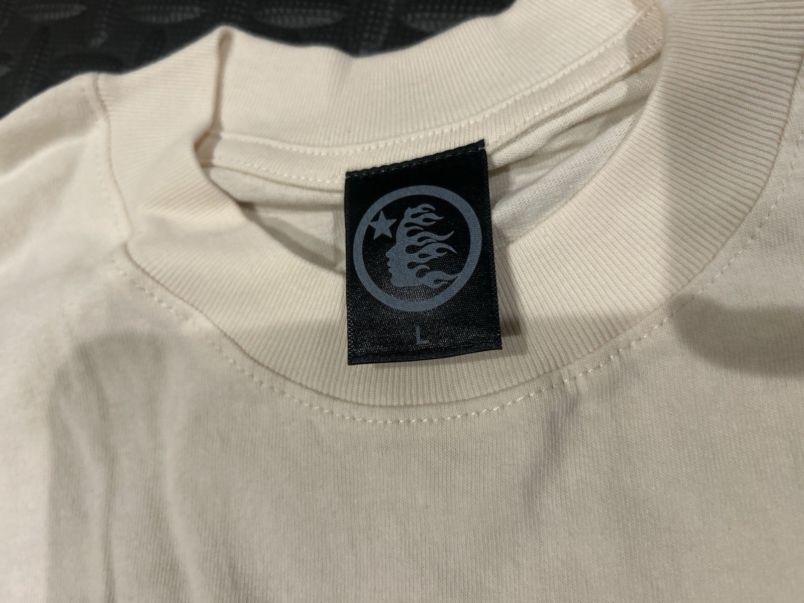 Hellstar Human Development Shirt Cream Off White Size L Large Graphic Tee Skull