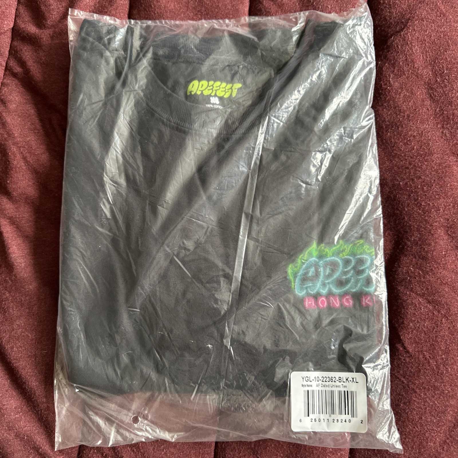 BAYC ApeFest Hong Kong HK Neon AF Dated Tee NEW – Bored Ape Yacht Club Authentic
