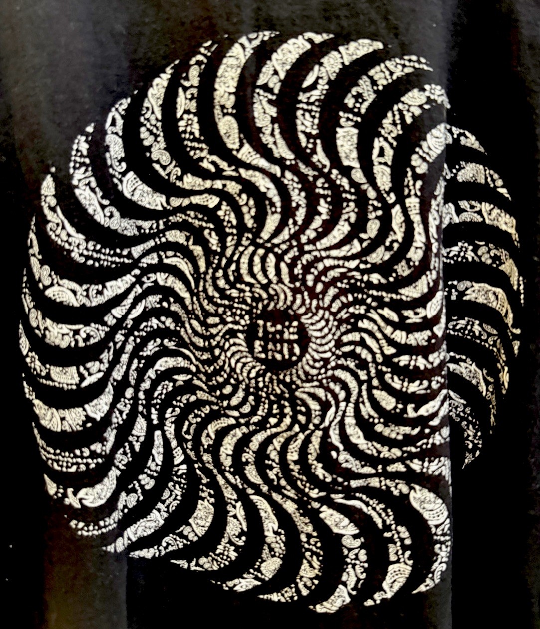 Spitfire Wheels Shirt Classic The End Swirl Paisley Mens Black T Shirt Sz L