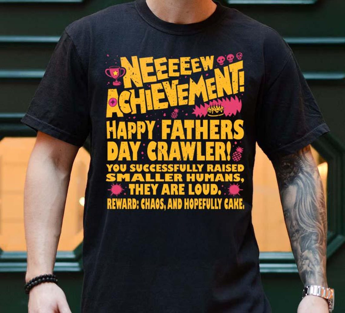 Dungeon Crawler Carl Father’s Day Shirt Funny LitRPG Dad Achievement Tee