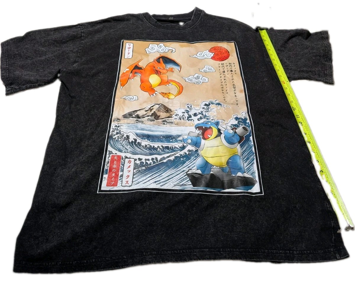 Charizard vs Blastoise Poke-mon Anime T-Shirt